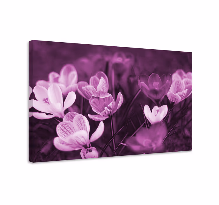 Kanvas blommor och växter blomstrande blomsterarrangemang - Tenstickers