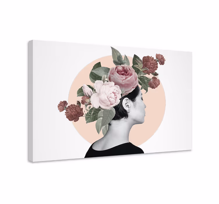 Konstnärliga porträttkonsttryck i glamourstil - Tenstickers