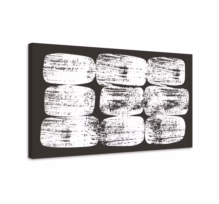 Texturerade vita block Kanvas dekoration - Tenstickers