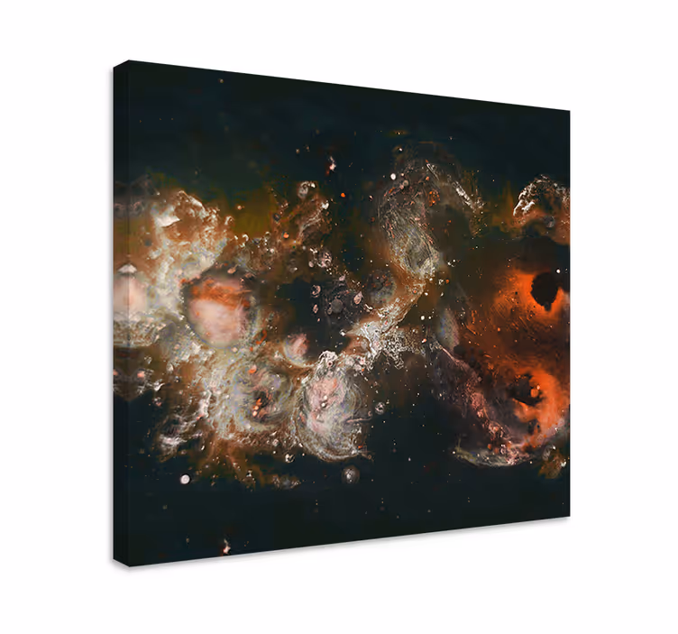 Abstrakt kanvas kosmisk rörelse - Tenstickers