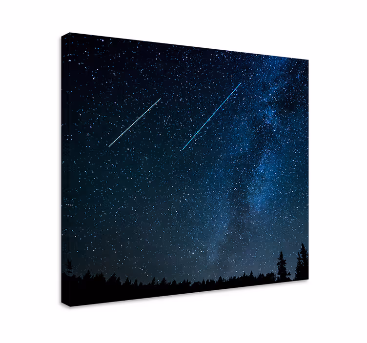 Kanvas landskap himmelsk kvällshimmel - Tenstickers