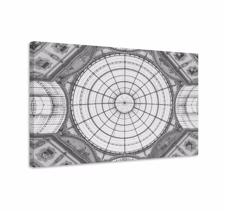 Abstrakt kanvas geometrisk takdesign - Tenstickers