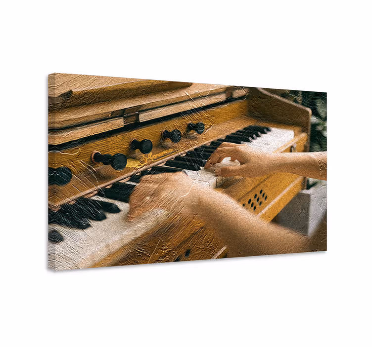 Kanvas musik hands on tangenter - Tenstickers