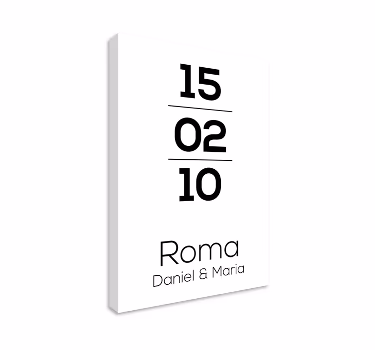 Roma dejt Personlig kanvas - Tenstickers