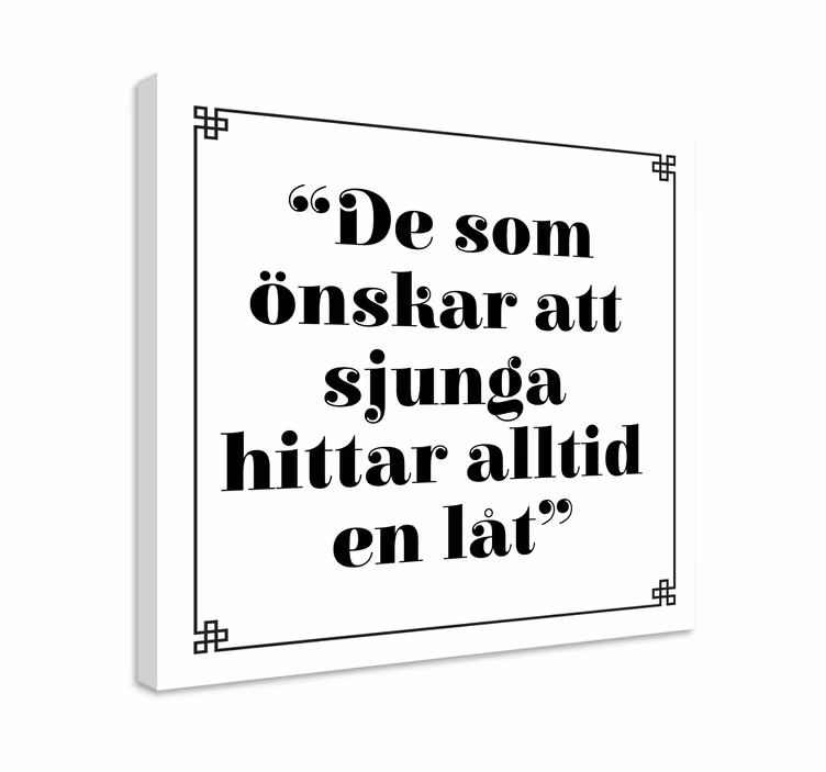 Att sjunga Kanvas andra texter - Tenstickers