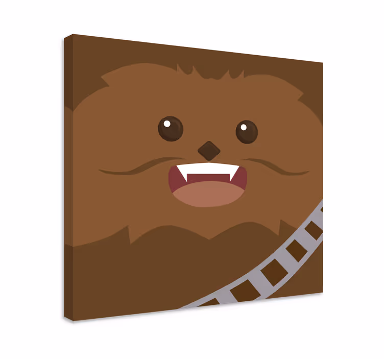 Chewie Kanvas tecken - Tenstickers
