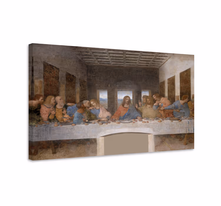 Den sista måltiden av leonardo da vinci kanvas - Tenstickers