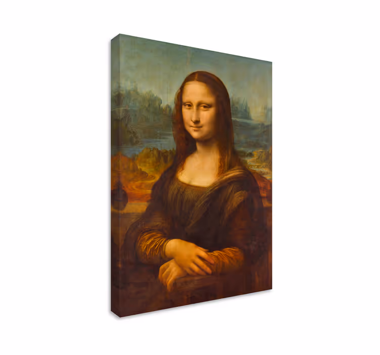 Mona Lisa av Da Vinci på kanvastavle - Tenstickers