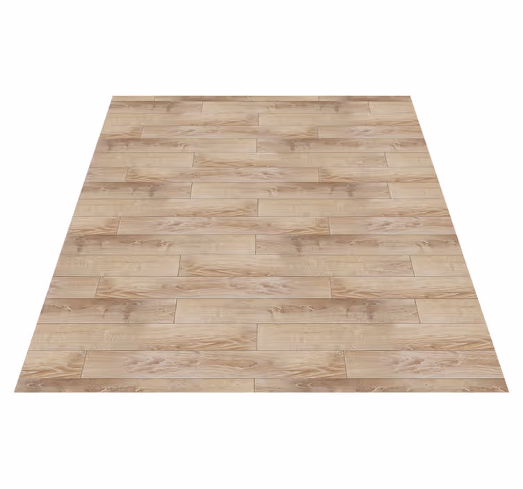 Beige parkettgolv Vinylmatta träeffekt - Tenstickers