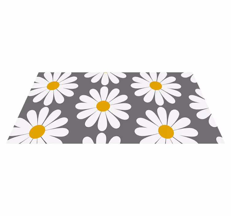 Prästkrage med en grå bakgrund Vinylmatta badrum - Tenstickers
