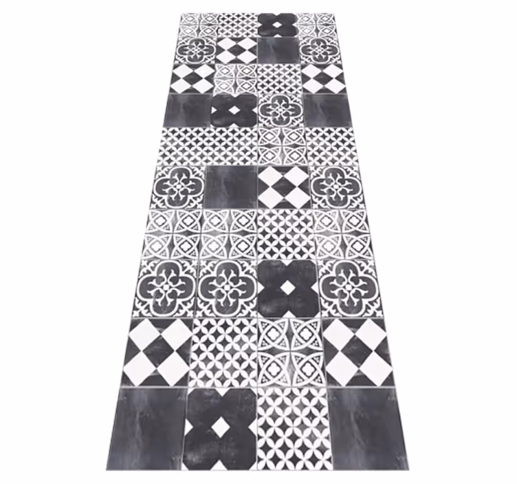 Cement ardesia Vinylmatta Kök - Tenstickers