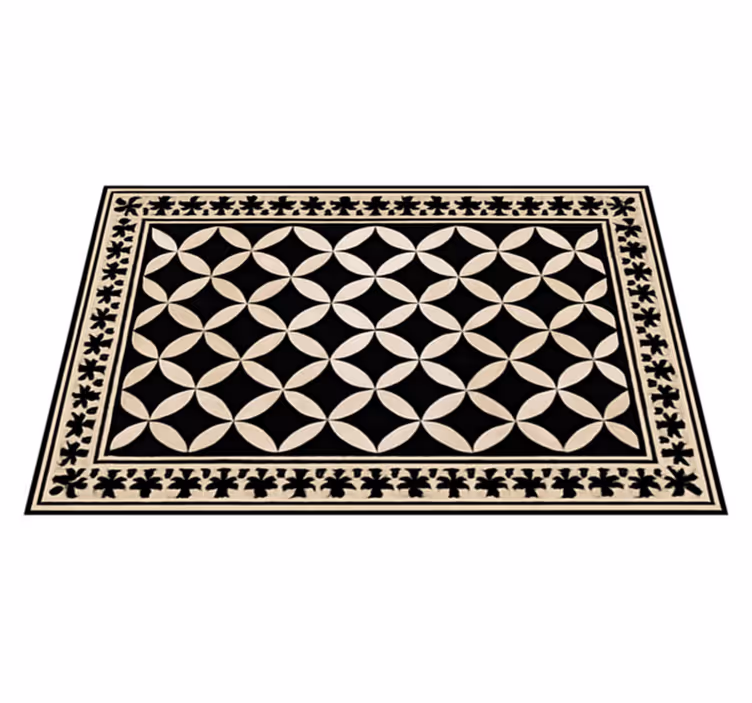 Traditionell spansk design Vinylmatta Vardagsrum - Tenstickers