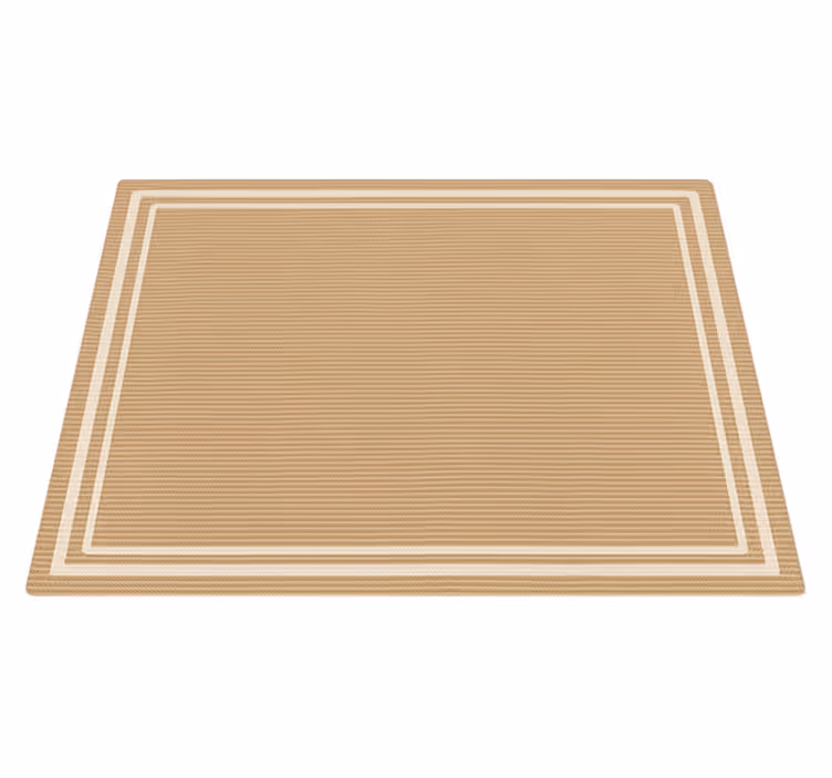 Vävd kantimitation Vinylmatta balkong - Tenstickers