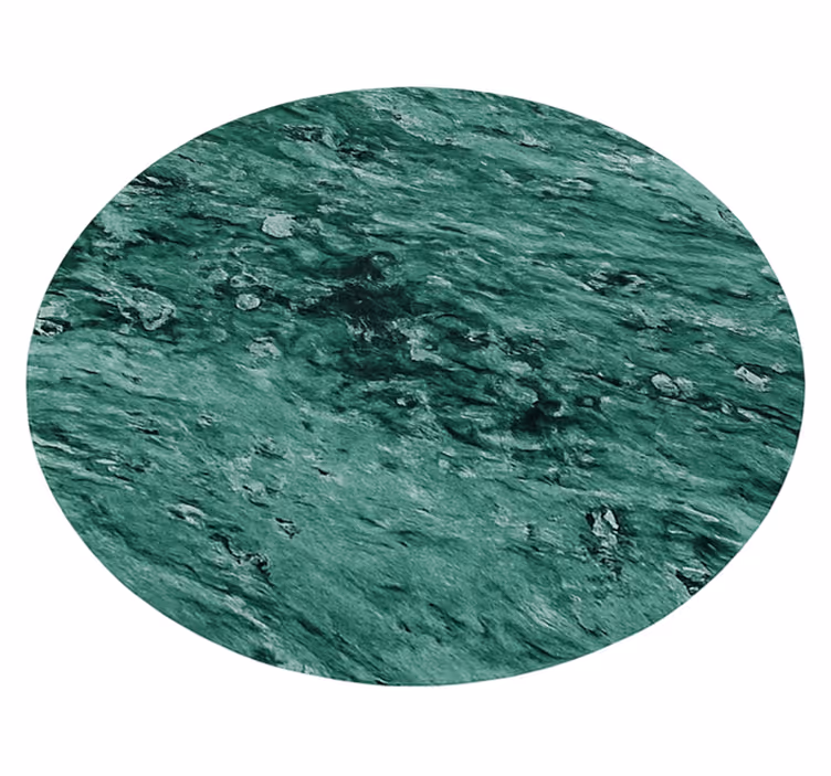 Elegant marmoreffekt Vinylmatta Grön - Tenstickers