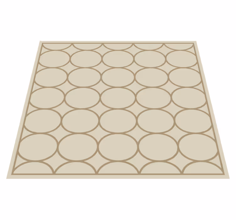 Sandbeige mönster Vinylmatta Kök - Tenstickers