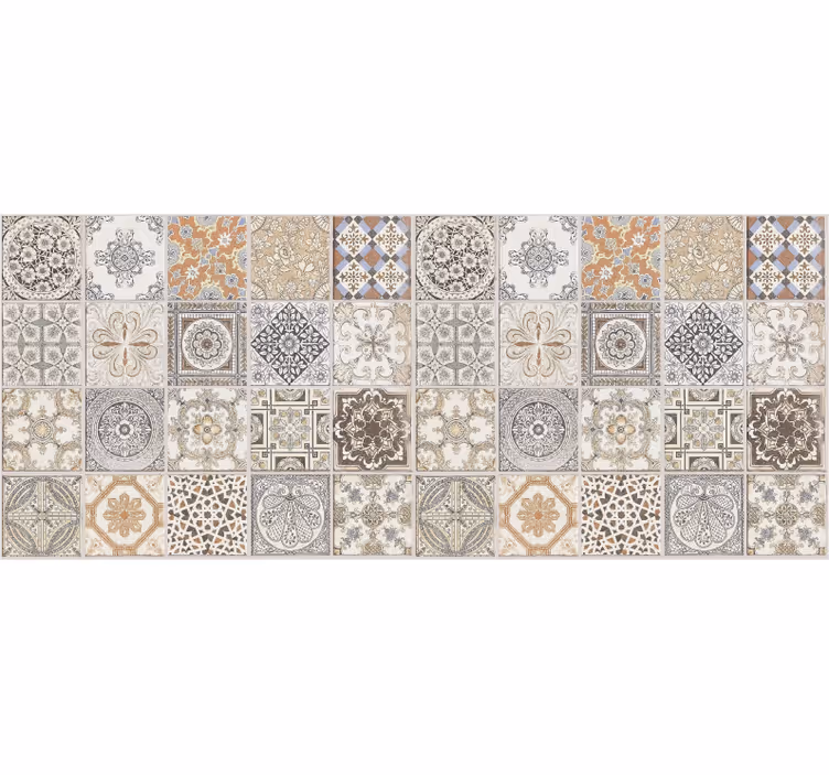 Persiska kakel crearreda Vinylmatta Mosaik - Tenstickers