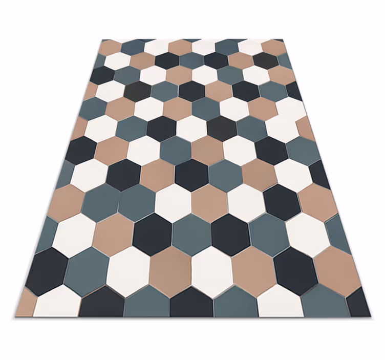 Vinylmatta kök moderna hexagonplattor - Tenstickers