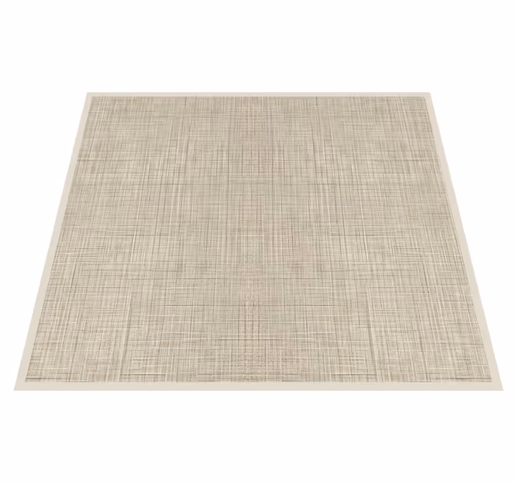 Beige tyggeffekt vinylmatta - Tenstickers