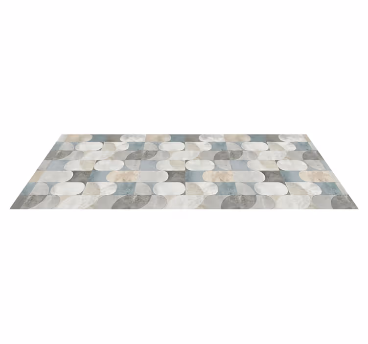 Vinylmatta kök modern pill mosaik - Tenstickers