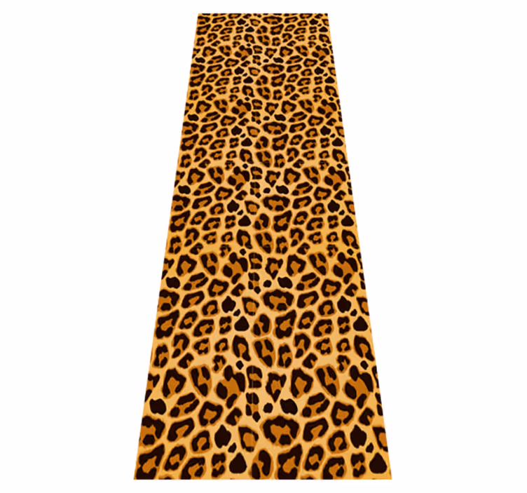 Vinylmatta djur leopard enkel tryck - Tenstickers