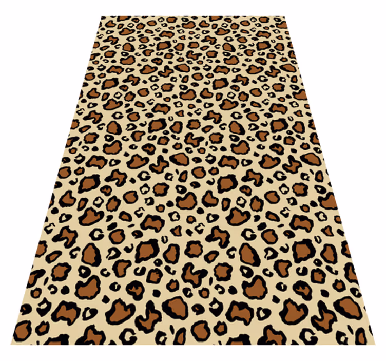 Vinylmatta djur klassisk leopardmönster - Tenstickers
