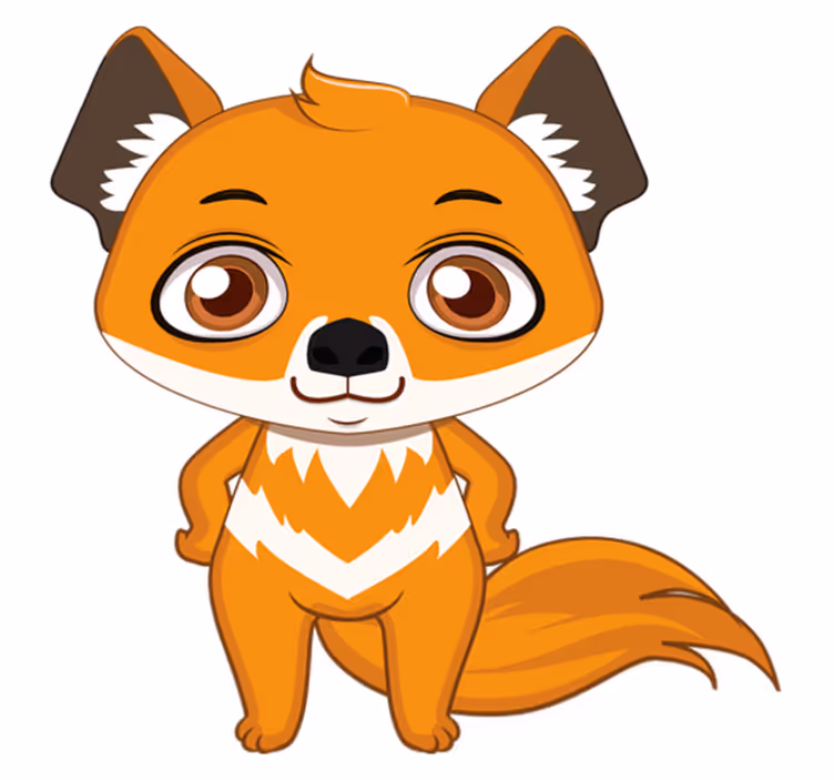 Vinylmatta djur dingo design - Tenstickers