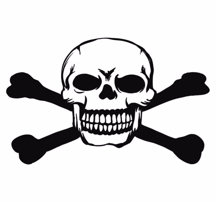 Vinylmatta halloween bilskalle - Tenstickers