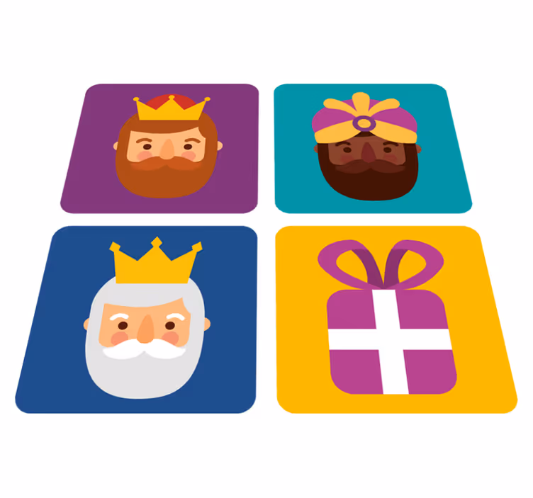 Vinylmatta jul tre kungars paket - Tenstickers