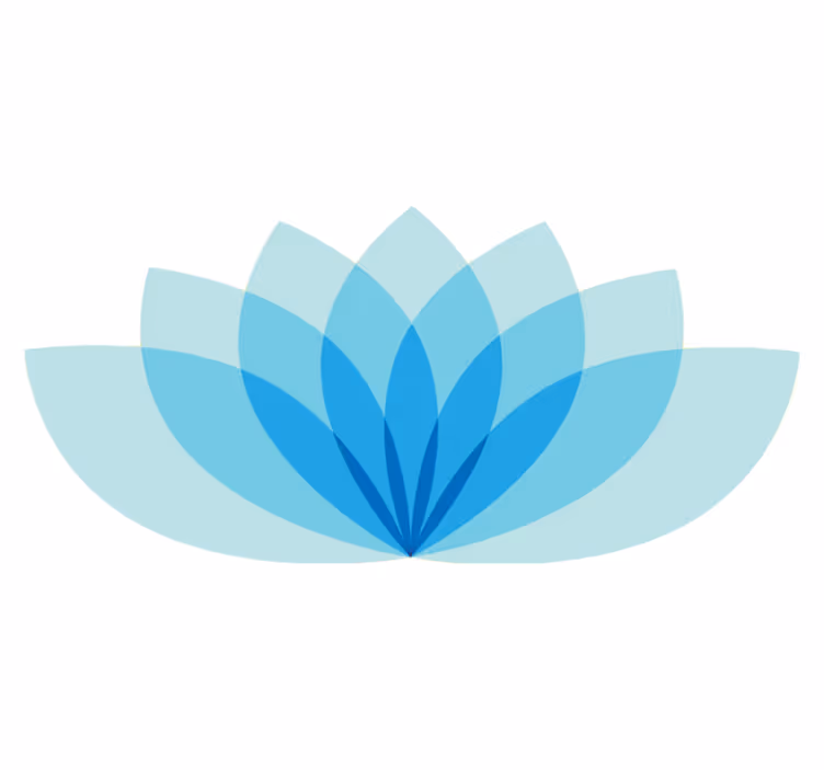 Vinylmatta blommor och växter monocolour loto - Tenstickers
