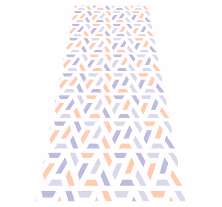 Vinylmatta kök nordiska stil geometriska linjer - Tenstickers