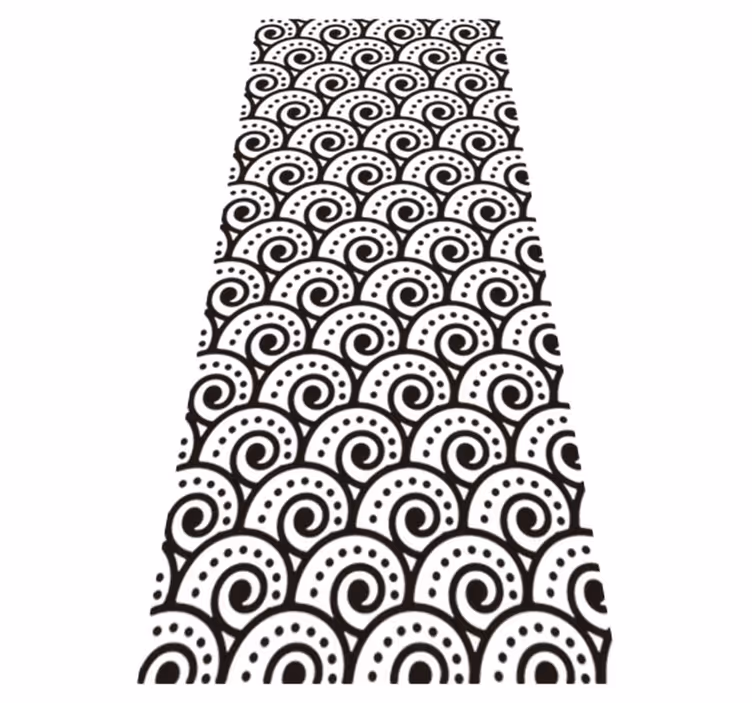 Vinylmatta badrum tsunamieffekt - Tenstickers