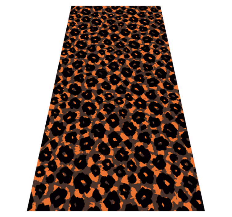 Vinylmatta djurtryck kalahari leopardimitation - Tenstickers