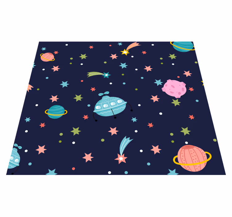 Vinylmatta stjärnor celestial rymd - Tenstickers