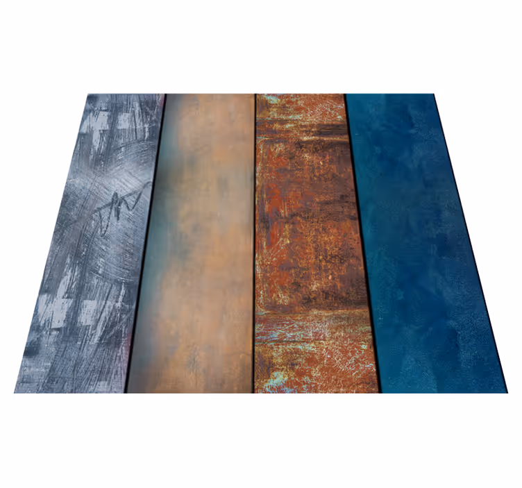 Vinylmatta sovrum abstract texturerade paneler - Tenstickers