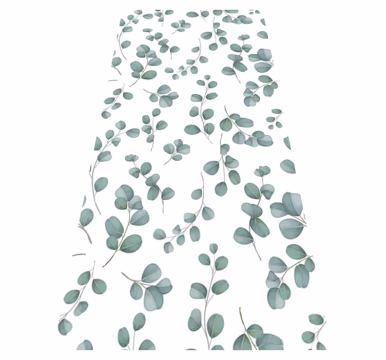 Vinylmatta sovrum elegant sömlöst mönster akvarell blommor - Tenstickers