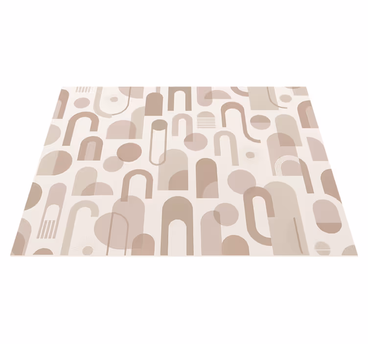 Vinylmatta sovrum modern mönster - Tenstickers