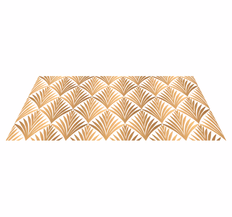 Vinylmatta geometrisk geometriskt blad - Tenstickers