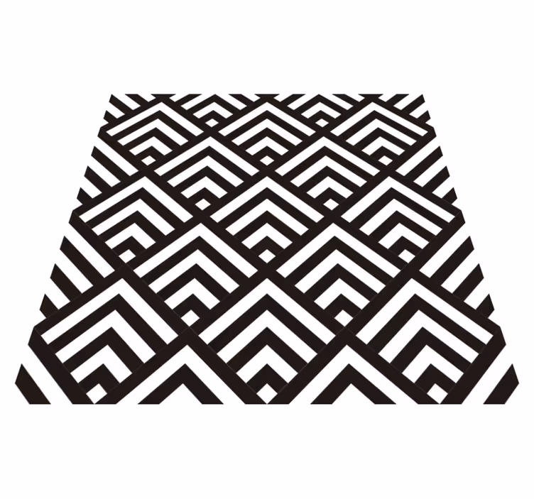 Vinylmatta geometrisk diamanter - Tenstickers