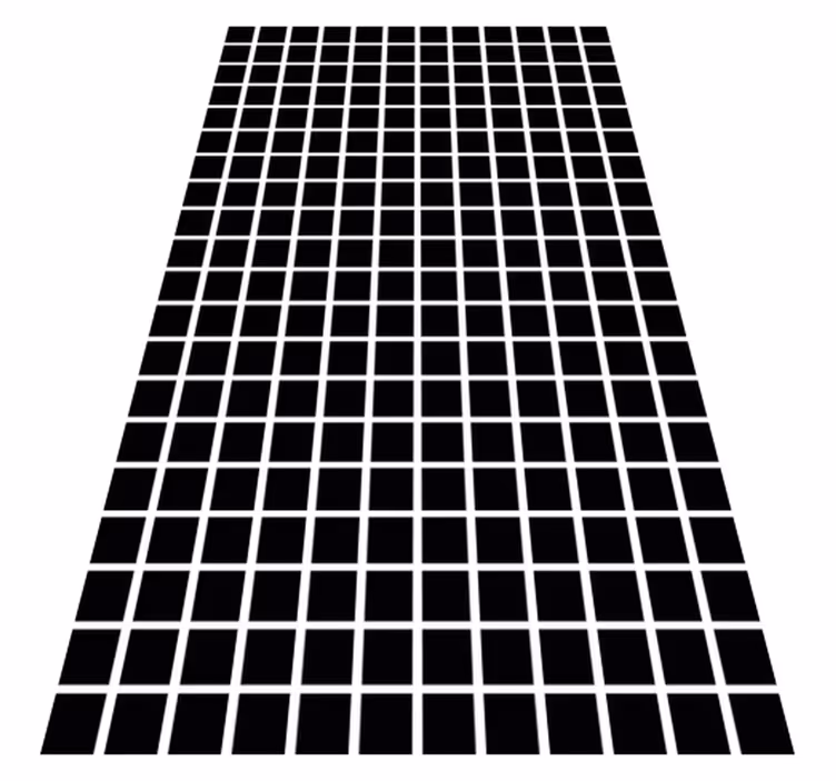 Vinylmatta geometrisk grå rutskala - Tenstickers