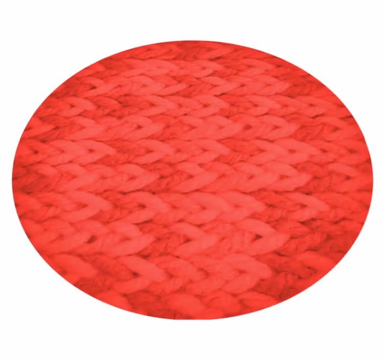 Vinylmatta geometrisk rund texturerade mönster - Tenstickers