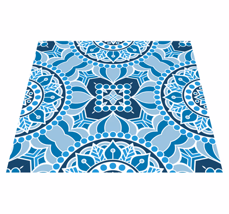 Vinylmatta badrum mandala stil badrumstapet - Tenstickers