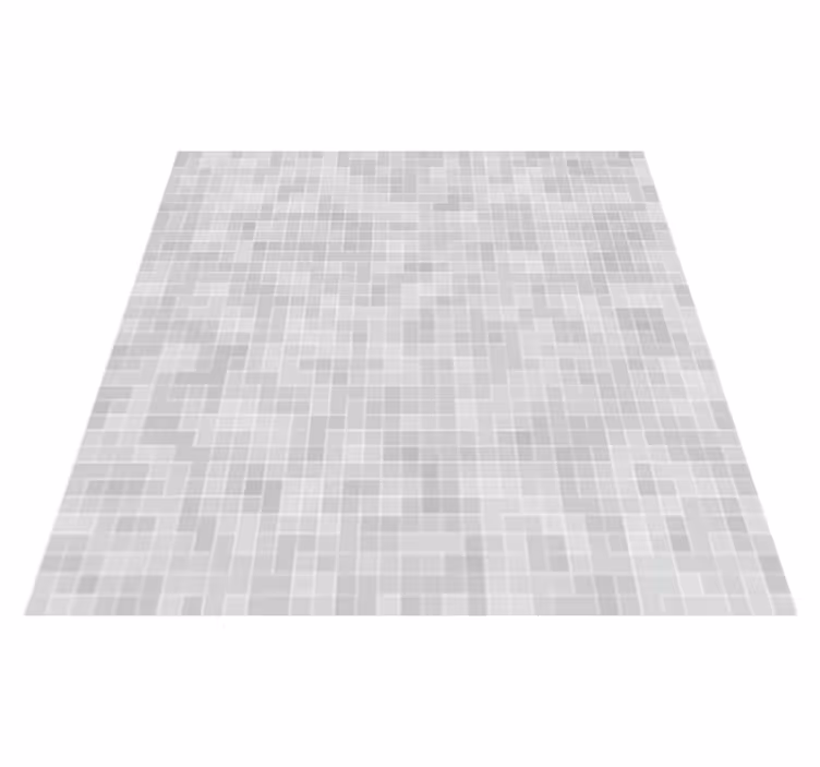 Vinylmatta badrum vit grå kakel mosaik - Tenstickers