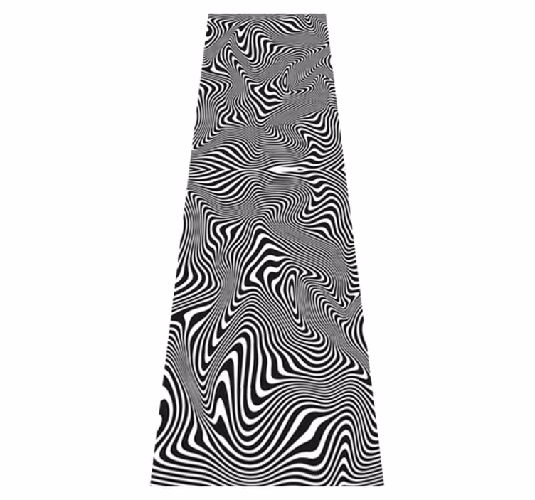 Vinylmatta badrum zebra 3d effekt dusch - Tenstickers