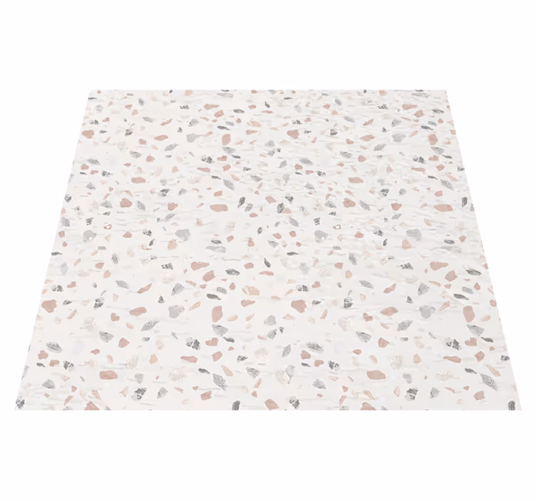 Vinylmatta kök terrazzo-textur - Tenstickers