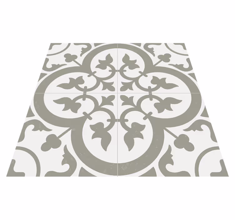 Vinylmatta kök azulejo marocko färg evergreen fog - Tenstickers