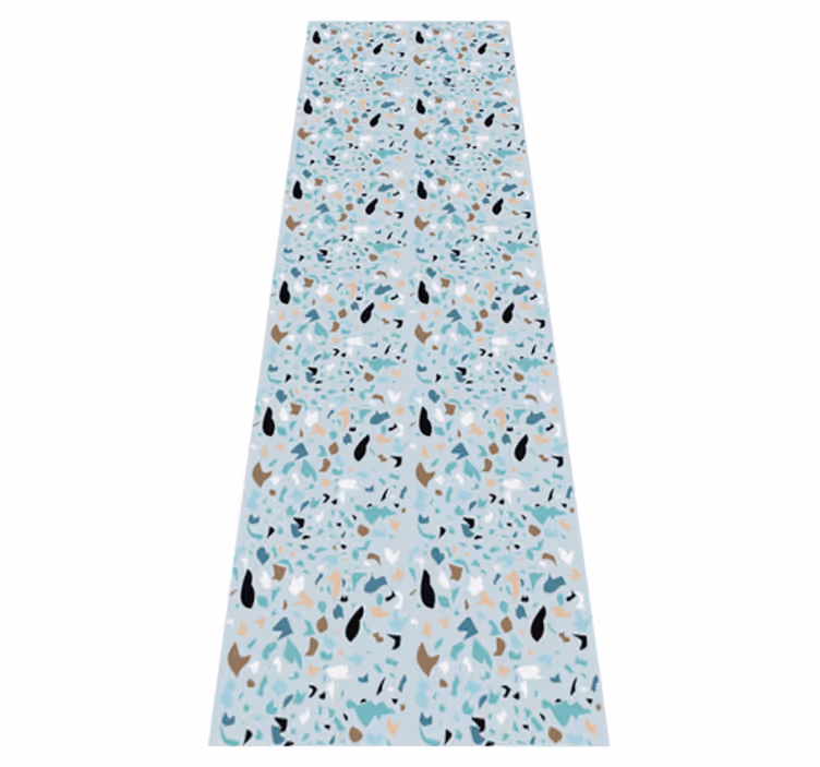 Vinylmatta sovrum i terrazzo design - Tenstickers