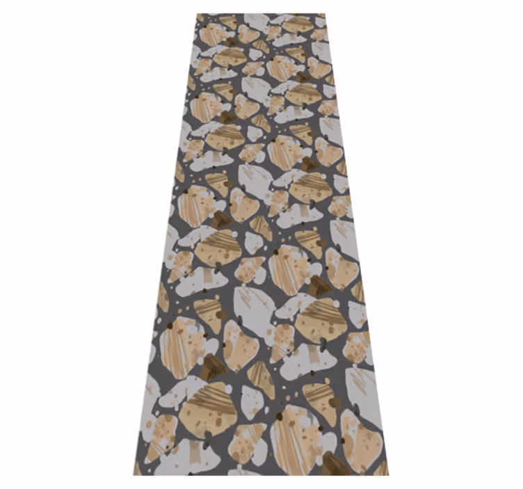 Vinylmatta sovrum cement terrazzo mönster - Tenstickers