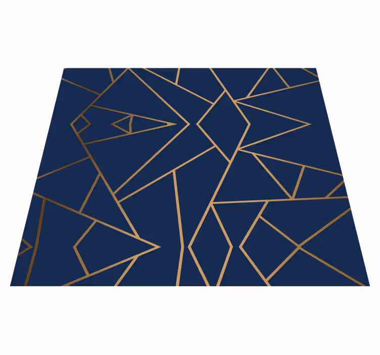 Vinylmatta studera geometriska former - Tenstickers