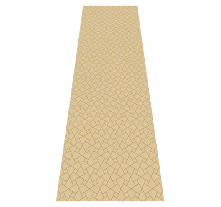 Vinylmatta studera grafisk grå och beige - Tenstickers