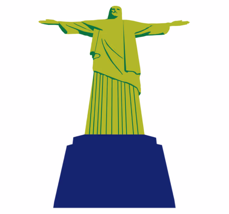 Vinylmatta sovrum cristo redentor - Tenstickers